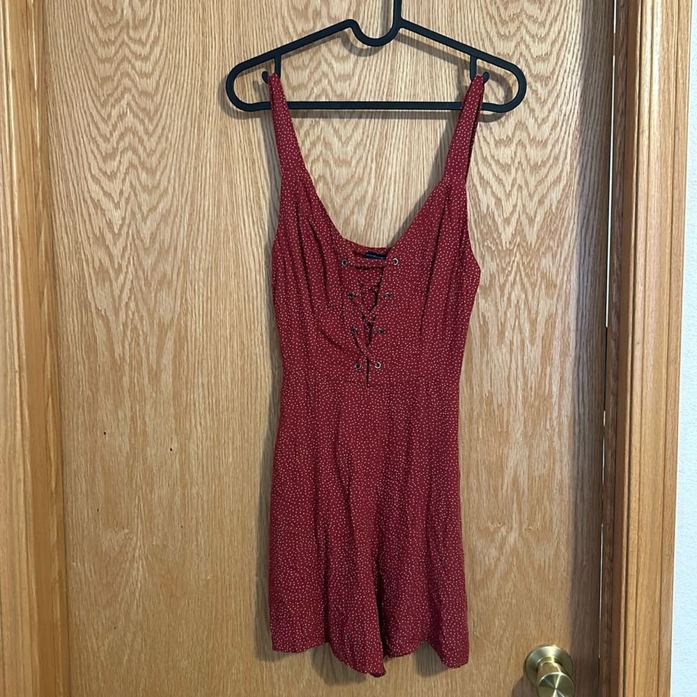 American Eagle polka dot romper